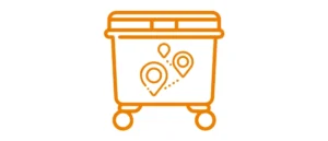 Live transmission of the container location